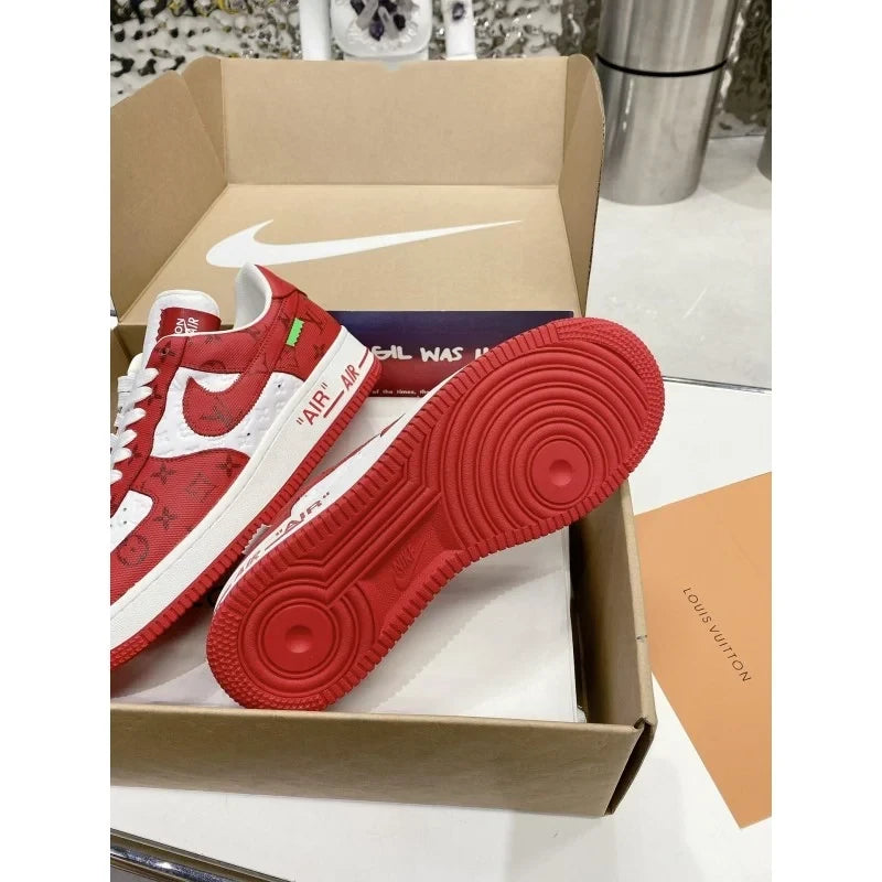 Louis Vuitton x Nike Air Force 1 Low ¡®By Virgil Abloh White/Red¡¯