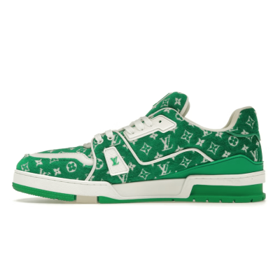 Louis Vuitton LV Trainer Sneaker ¡®Green Monogram¡¯
