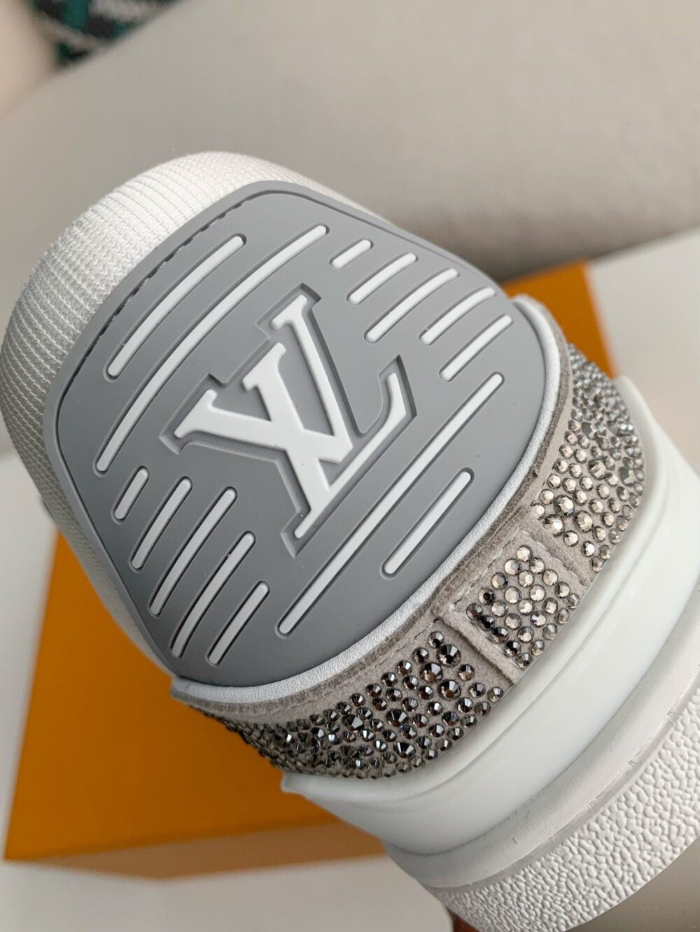 Louis Vuitton LV Trainer Sneaker ¡®Denim Monogram Grey Diamond¡¯