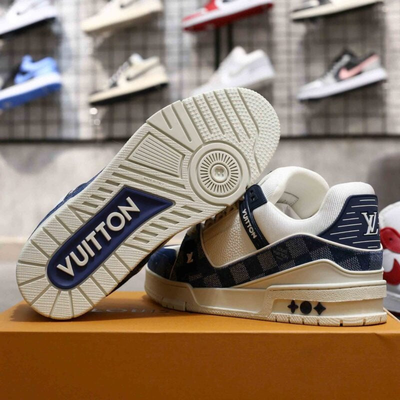 Louis Vuitton LV Trainer Sneaker ¡®Damier Denim Blue¡¯