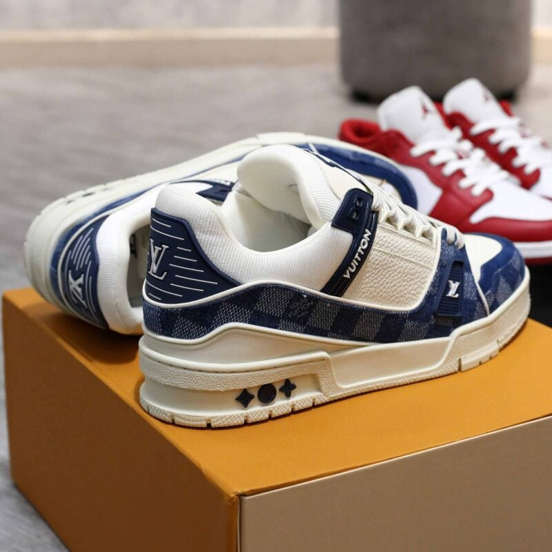 Louis Vuitton LV Trainer Sneaker ¡®Damier Denim Blue¡¯