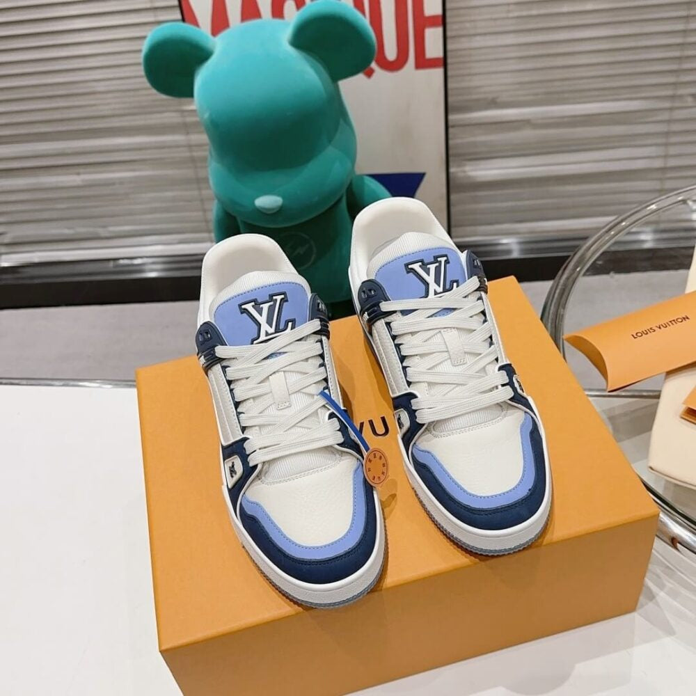 Louis Vuitton LV Trainer ¡°Blue Beige¡±