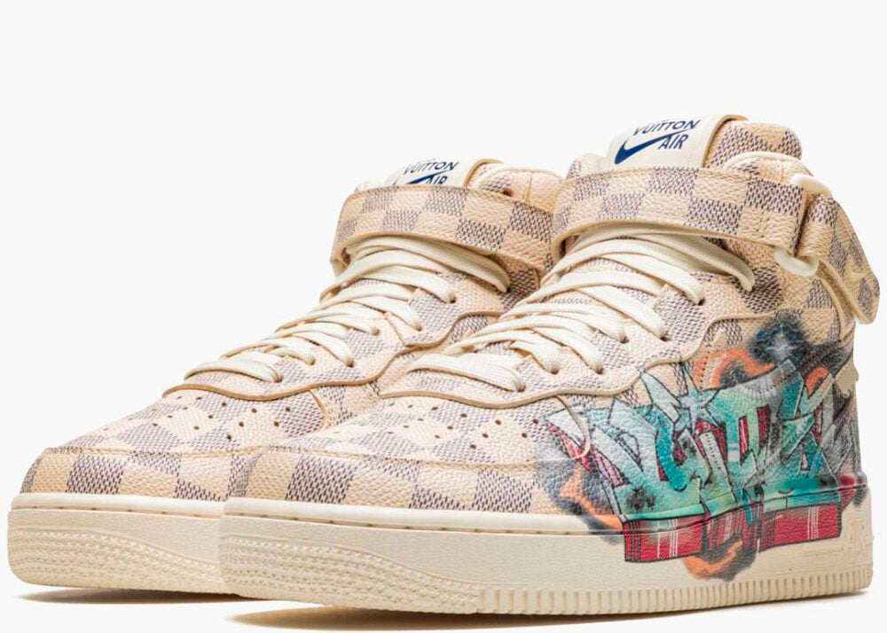 Louis Vuitton x Nike Air Force 1 Mid ¡®By Virgil Abloh Graffiti¡¯
