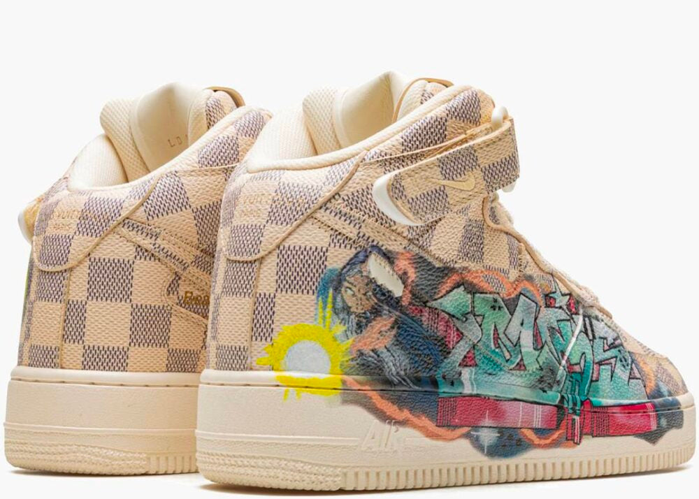 Louis Vuitton x Nike Air Force 1 Mid ¡®By Virgil Abloh Graffiti¡¯