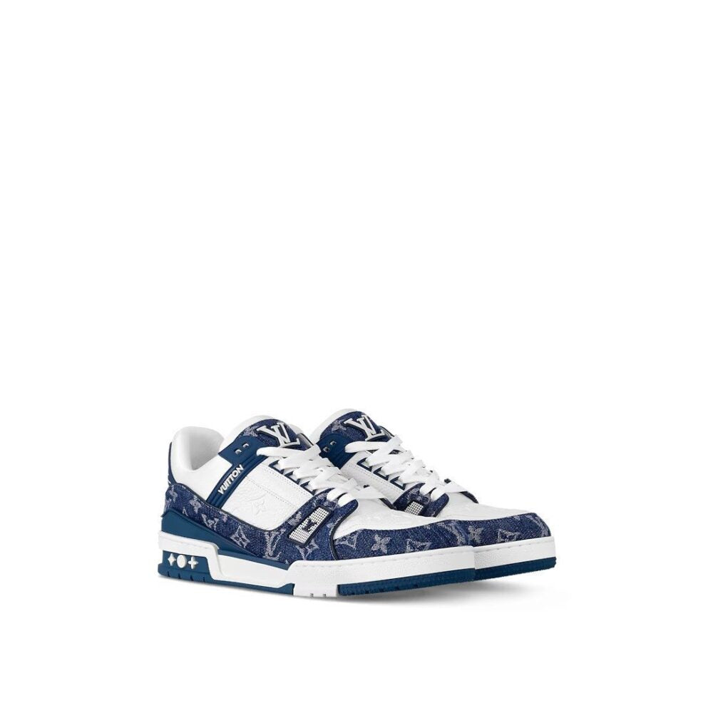 Louis Vuitton LV Trainer Sneaker ¡®Denim Monogram Blue¡¯