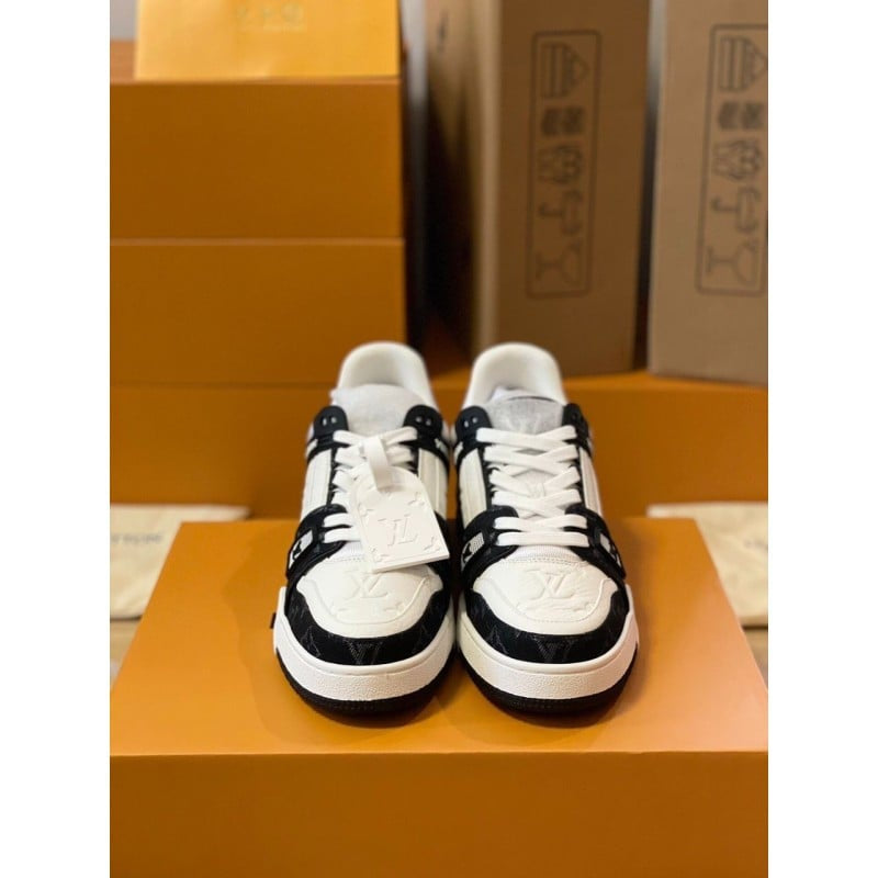 Louis Vuitton LV Trainer Sneaker ¡®Monogram Black Denim¡¯