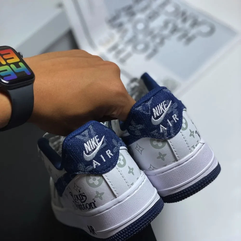 Louis Vuitton x Nike Air Force 1 07 Low ¡®White Blue¡¯