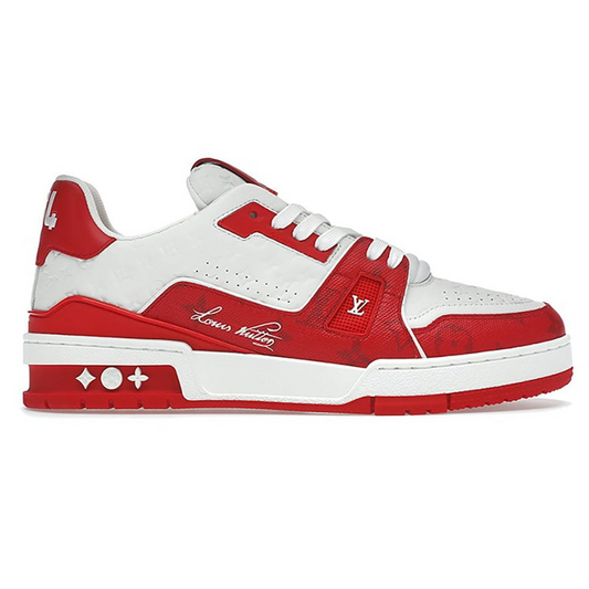 Louis Vuitton LV ¡¯54¡¯ Trainer Red White Sneaker
