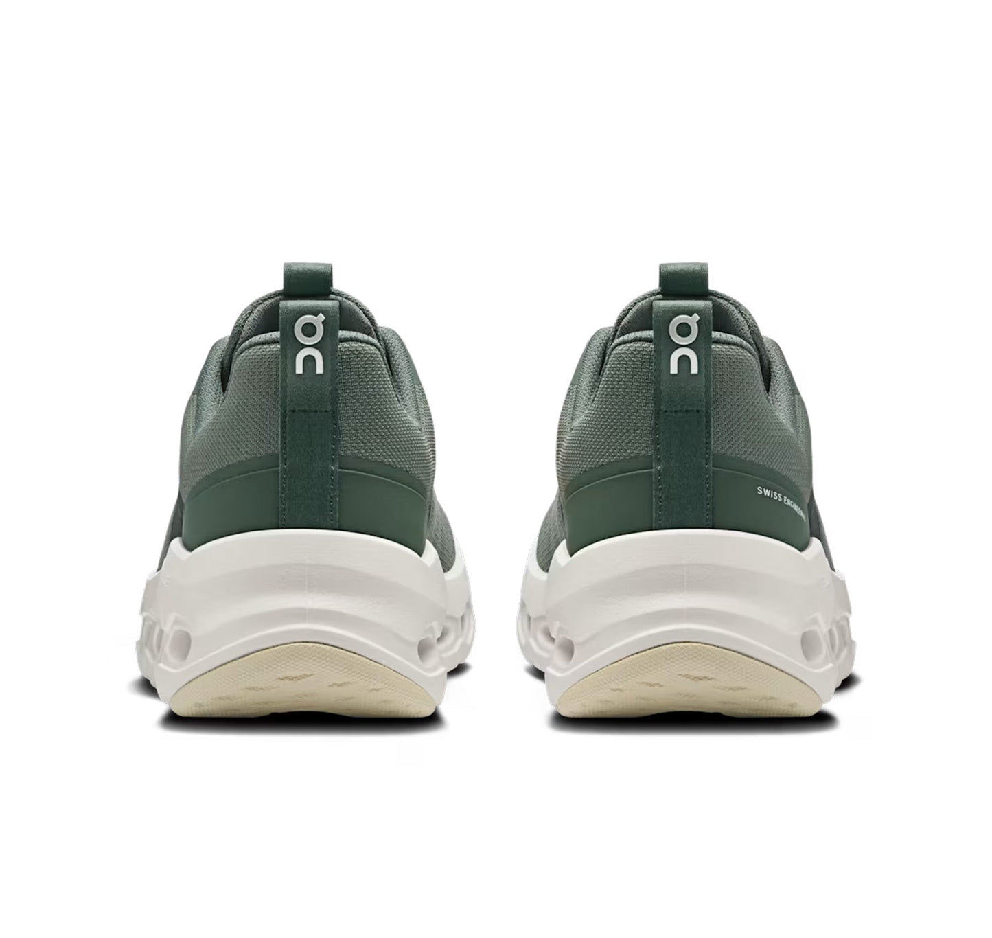 ON Big Kid's Cloudleap Olive/Ghost
